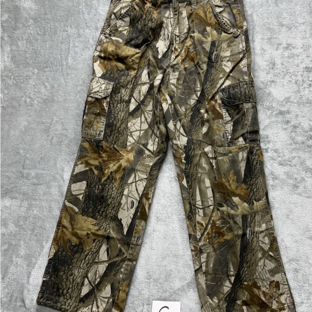 Outfitters Ridge Cargo Pants Hunting Baggy Pockets  Camouflage 34 x 34